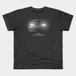 PopUp headlights bmw 8 SERIE Kids T-Shirt